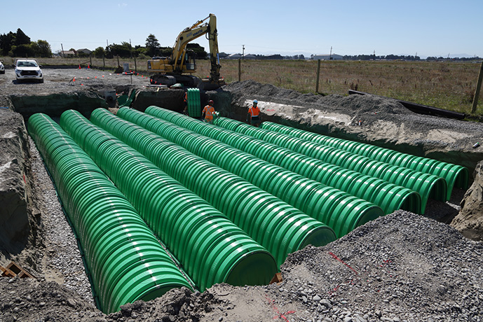 Enatel Development, Christchurch –  Triton Stormwater System