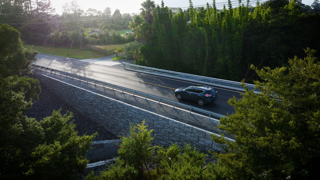 Pine Valley Road Culvert Repair – MagnumStone™ MSE Wall
